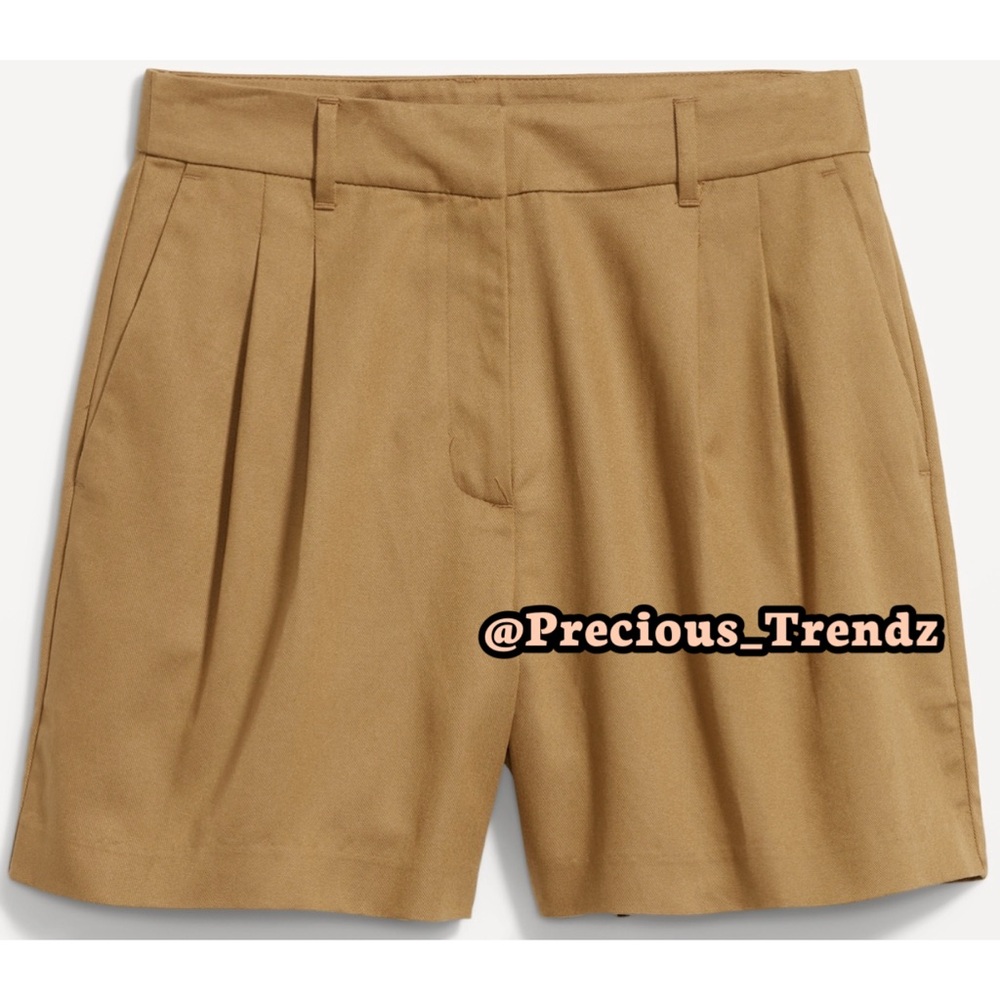•• 1️⃣0️⃣7️⃣ Extra High-Waisted Taylor Trouser Shorts 5” Inseam Plus Size XXL
